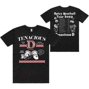 Gildan (XXL) Tenacious D Spicy Meatball Tour T-Shirt S Gildan (XXL) Tenacious D Spicy Meatball Tour T-Shirt S