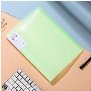 Unbranded (-green-, 60 pages) 3 Pieces Of A4 Data Album Transparent Multi -Layer Live Page Unbranded (-green-, 60 pages) 3 Pieces Of A4 Data Album Transparent Multi -Layer Live Page