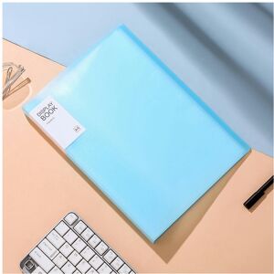 Unbranded (-blue-, 20 pages) 3 Pieces Of A4 Data Album Transparent Multi -Layer Live Pages Unbranded (-blue-, 20 pages) 3 Pieces Of A4 Data Album Transparent Multi -Layer Live Pages