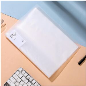 Unbranded (-White-, 100 pages) 3 Pieces Of A4 Data Album Transparent Multi -Layer Live Pag Unbranded (-White-, 100 pages) 3 Pieces Of A4 Data Album Transparent Multi -Layer Live Pag
