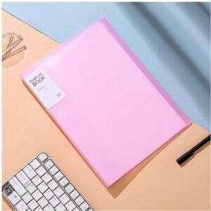 Unbranded (-pink-, 20 pages) 3 Pieces Of A4 Data Album Transparent Multi -Layer Live Pages Unbranded (-pink-, 20 pages) 3 Pieces Of A4 Data Album Transparent Multi -Layer Live Pages