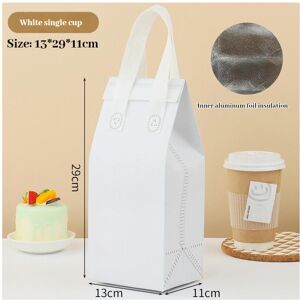 Unbranded (White single cup; insulation bag) 100 Takeaway Dedicated Tin Foil Bag Pockets, Unbranded (White single cup; insulation bag) 100 Takeaway Dedicated Tin Foil Bag Pockets,