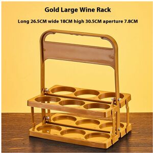 Unbranded (Golden large) 2*Practice Beer Rack KTV Liquor Can Fold The Bottle Rack Portable Unbranded (Golden large) 2*Practice Beer Rack KTV Liquor Can Fold The Bottle Rack Portable