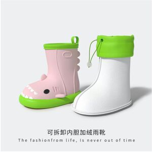 Unbranded (Green (bundled mouth style), Inner length 21cm) New Cartoon Shark Children's Ra Unbranded (Green (bundled mouth style), Inner length 21cm) New Cartoon Shark Children's Ra