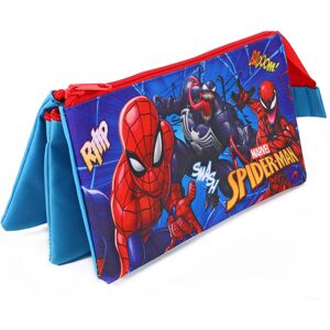 Marvel Spider-Man Flat Pencil Case with 3 Compartments, 21x11 cm – Official Licensed Ba Marvel Spider-Man Flat Pencil Case with 3 Compartments, 21x11 cm – Official Licensed Ba