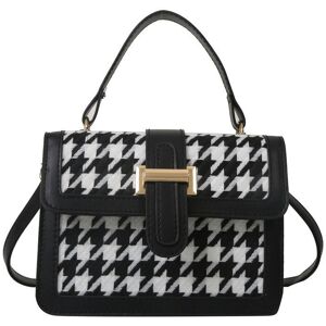 Unbranded (Black paired with white) 2024 New Checkered Handheld Women's Bag Trendy, Simple Unbranded (Black paired with white) 2024 New Checkered Handheld Women's Bag Trendy, Simple