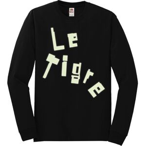 Gildan (L) Le Tigre GITD Logo on Black L/S T-shirt S Gildan (L) Le Tigre GITD Logo on Black L/S T-shirt S