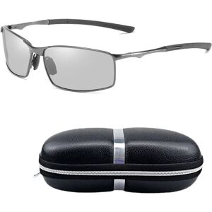 Unbranded (Grey Frame Photochromic Lens) Polarized Photochromic sunglasses Mens UV400 Pilo Unbranded (Grey Frame Photochromic Lens) Polarized Photochromic sunglasses Mens UV400 Pilo