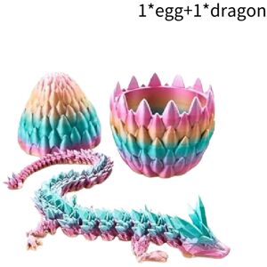 Unbranded (Colorful) 3d Printed Dragon Eggs With Dragon Inside Fidget Toys For Kids Adult Unbranded (Colorful) 3d Printed Dragon Eggs With Dragon Inside Fidget Toys For Kids Adult