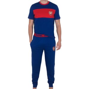 (Navy/Red, Large) Arsenal FC Mens Pyjamas Long Premium Set OFFICIAL Football Gif (Navy/Red, Large) Arsenal FC Mens Pyjamas Long Premium Set OFFICIAL Football Gif