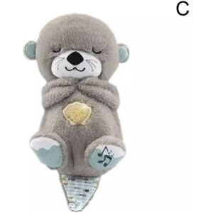 Unbranded (dark gray) with Breathing Movement Soothing Sleeping Otter Toy Baby Baby Sleepy Unbranded (dark gray) with Breathing Movement Soothing Sleeping Otter Toy Baby Baby Sleepy