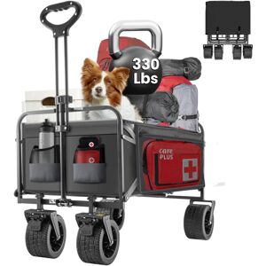 Unbranded (black) Heavy-Duty Cart Folding Festival Trolley Loadable Unbranded (black) Heavy-Duty Cart Folding Festival Trolley Loadable