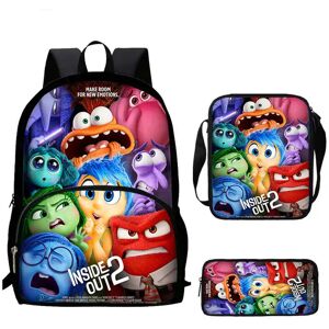 Umnuou (In-04) 3Pcs Cartoon Inside Out School Backpack Shoulder Bags Pencil Case for Bo Umnuou (In-04) 3Pcs Cartoon Inside Out School Backpack Shoulder Bags Pencil Case for Bo