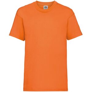 (14-15, Orange) Fruit Of The Loom Childrens/Kids Unisex Valueweight Short Sleeve (14-15, Orange) Fruit Of The Loom Childrens/Kids Unisex Valueweight Short Sleeve