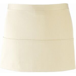 (One Size, Natural) Premier Ladies/Womens Colours 3 Pocket Apron / Workwear (One Size, Natural) Premier Ladies/Womens Colours 3 Pocket Apron / Workwear