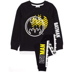 (9-10 Years, Black/White/Yellow) Batman Boys Pyjama Set (9-10 Years, Black/White/Yellow) Batman Boys Pyjama Set