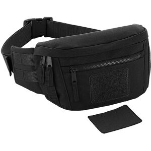 (One Size, Black) BagBase Molle Utility Waistpack (One Size, Black) BagBase Molle Utility Waistpack