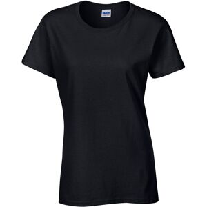 (M, Black) Gildan Womens/Ladies Cotton Heavy T-Shirt (M, Black) Gildan Womens/Ladies Cotton Heavy T-Shirt
