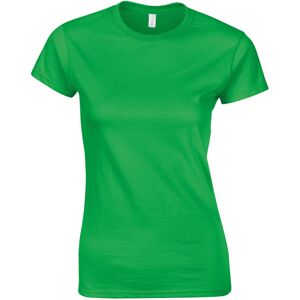 (10 UK, Irish Green) Gildan Womens/Ladies Softstyle Plain Ringspun Cotton Fitted (10 UK, Irish Green) Gildan Womens/Ladies Softstyle Plain Ringspun Cotton Fitted