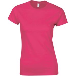 (S, Heliconia) Gildan Womens/Ladies Softstyle Plain Ringspun Cotton Fitted T-Shi (S, Heliconia) Gildan Womens/Ladies Softstyle Plain Ringspun Cotton Fitted T-Shi