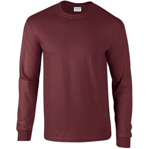 (3XL, Maroon) Gildan Unisex Adult Ultra Plain Cotton Long-Sleeved T-Shirt (3XL, Maroon) Gildan Unisex Adult Ultra Plain Cotton Long-Sleeved T-Shirt