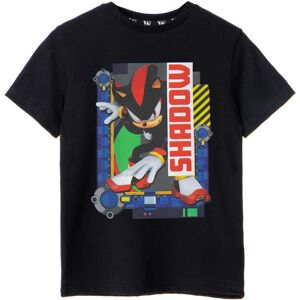 (7-8 Years, Black) Sonic The Hedgehog Boys Shadow Short-Sleeved T-Shirt (7-8 Years, Black) Sonic The Hedgehog Boys Shadow Short-Sleeved T-Shirt