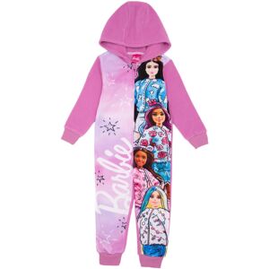 (7-8 Years, Pink) Barbie Girls All-In-One Nightwear (7-8 Years, Pink) Barbie Girls All-In-One Nightwear