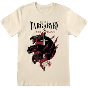 (XXL, Natural) Game of Thrones Unisex Adult House Targaryen T-Shirt (XXL, Natural) Game of Thrones Unisex Adult House Targaryen T-Shirt
