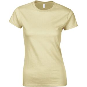 (S, Sand) Gildan Ladies Soft Style Short Sleeve T-Shirt (S, Sand) Gildan Ladies Soft Style Short Sleeve T-Shirt