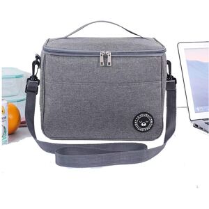 Unbranded (Grey, L) Large Insulated Lunch Bag Adult Kids Thermal Cool Hot Food Storage Tot Unbranded (Grey, L) Large Insulated Lunch Bag Adult Kids Thermal Cool Hot Food Storage Tot