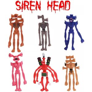 Unbranded Siren 6PCS Head Mini Figure Toy Set Birthday Party Accessories Topper Decor Cake Unbranded Siren 6PCS Head Mini Figure Toy Set Birthday Party Accessories Topper Decor Cake
