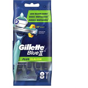 Gillette BlueII Plus Slalom Men's Disposable Razors, 8 razors Gillette BlueII Plus Slalom Men's Disposable Razors, 8 razors