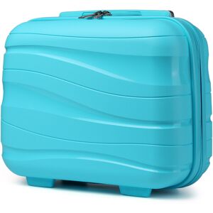 Unbranded (Robin's Egg Blue, 14 inch) One Or Four Pieces Lightweight PP Hard Shell Suitcas Unbranded (Robin's Egg Blue, 14 inch) One Or Four Pieces Lightweight PP Hard Shell Suitcas
