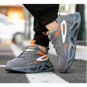 Unbranded (Grey, UK7.5=EUR42) Mens Womens Leichtes Safety Shoes Trainers Shoes Steel Toe C Unbranded (Grey, UK7.5=EUR42) Mens Womens Leichtes Safety Shoes Trainers Shoes Steel Toe C