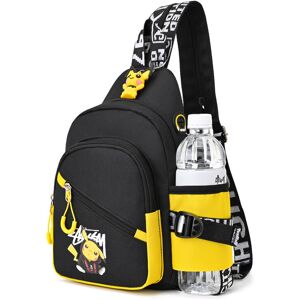 Unbranded (Black) Backpack Pikachu Shoulder Crossbody School Bag Handbag Universal Large C Unbranded (Black) Backpack Pikachu Shoulder Crossbody School Bag Handbag Universal Large C