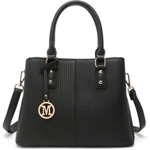 Unbranded (Black) Modern Elegance PU Leather Lady's Tote Bag Unbranded (Black) Modern Elegance PU Leather Lady's Tote Bag