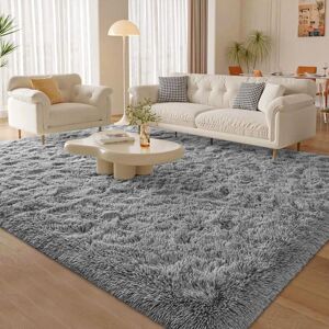 Yorkshire Bedding (Grey, 200 x 290cm (6ft 7" x 9ft 6")) Thick Shaggy Non Slip Rugs Living Room Are Yorkshire Bedding (Grey, 200 x 290cm (6ft 7" x 9ft 6")) Thick Shaggy Non Slip Rugs Living Room Are