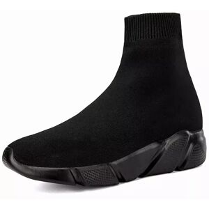 Unbranded (Black, UK 5.5=EUR 38) Unisex Girls Boys Knit Sock Trainers Sneakers High Tops G Unbranded (Black, UK 5.5=EUR 38) Unisex Girls Boys Knit Sock Trainers Sneakers High Tops G