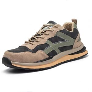 Unbranded (Khaki#2, UK 12) Mens Womens Safety Shoes Lightweight Work Trainers Steel Toe Ca Unbranded (Khaki#2, UK 12) Mens Womens Safety Shoes Lightweight Work Trainers Steel Toe Ca