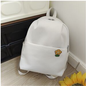 Collin Home (Milky) Women's backpack solid color school bag wear-resistant multi-layer,Trave Collin Home (Milky) Women's backpack solid color school bag wear-resistant multi-layer,Trave