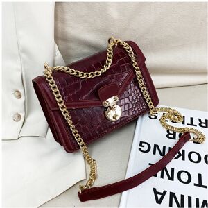 Unbranded (Red) One Shoulder Crossbody Bag Women Soft Leather Fashion Simple Solid Color C Unbranded (Red) One Shoulder Crossbody Bag Women Soft Leather Fashion Simple Solid Color C