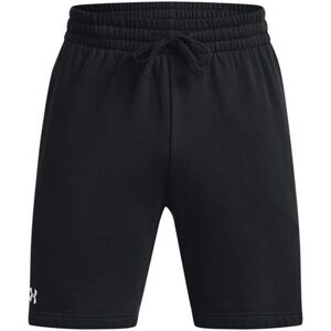 (L R, Black/White) Under Armour Mens Rival Fleece Shorts (L R, Black/White) Under Armour Mens Rival Fleece Shorts
