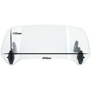 Maxpower (Large Clear) Motorcycle Adjustable Windscreen Wind Deflector Spoiler Extension Maxpower (Large Clear) Motorcycle Adjustable Windscreen Wind Deflector Spoiler Extension