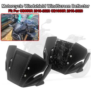 Maxpower (B Carbon Fiber Look) 2023 CB650R CB 650R Motorcycle Accessories Front Windshiel Maxpower (B Carbon Fiber Look) 2023 CB650R CB 650R Motorcycle Accessories Front Windshiel
