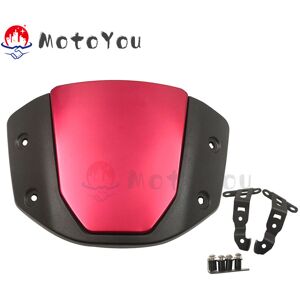 Maxpower (Red) Windshield W/ Support Kits for Cb650r 2018-2022 Cb1000r CB650R Windscreen Maxpower (Red) Windshield W/ Support Kits for Cb650r 2018-2022 Cb1000r CB650R Windscreen