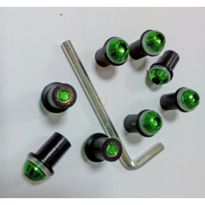 Maxpower (green Screws) For Honda CBR600F4i CBR600 CBR 600 F4i 2001-2006 2002 2003 2004 2 Maxpower (green Screws) For Honda CBR600F4i CBR600 CBR 600 F4i 2001-2006 2002 2003 2004 2