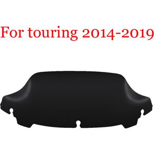 Maxpower (7 inch Black 14-up) 4.5"-10.5" Wave Windshield Fairing Windscreen For Harley El Maxpower (7 inch Black 14-up) 4.5"-10.5" Wave Windshield Fairing Windscreen For Harley El