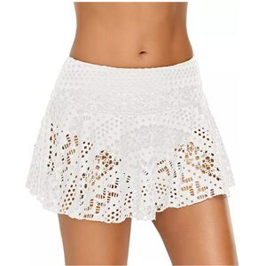 Unbranded (White, 2XL) Women Swim Bikini Bottoms Summer Monokini Beach Lace Shorts Skirt S Unbranded (White, 2XL) Women Swim Bikini Bottoms Summer Monokini Beach Lace Shorts Skirt S