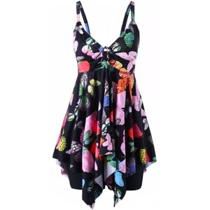 Unbranded (#3 Black, 2XL = 22) Plus Size Women Padded Tankini Set Swimming Costume Beachwe Unbranded (#3 Black, 2XL = 22) Plus Size Women Padded Tankini Set Swimming Costume Beachwe