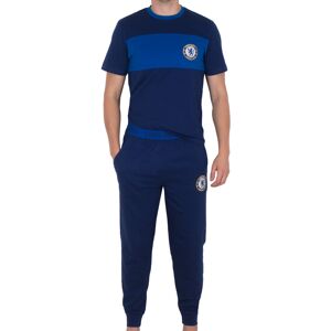 (2XL) Chelsea FC Official Football Gift Mens Premium Long Pyjamas Set (2XL) Chelsea FC Official Football Gift Mens Premium Long Pyjamas Set
